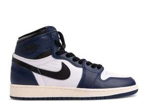 Nike Air Jordan 1 Retro High OG Obsidian Sail Sneakers